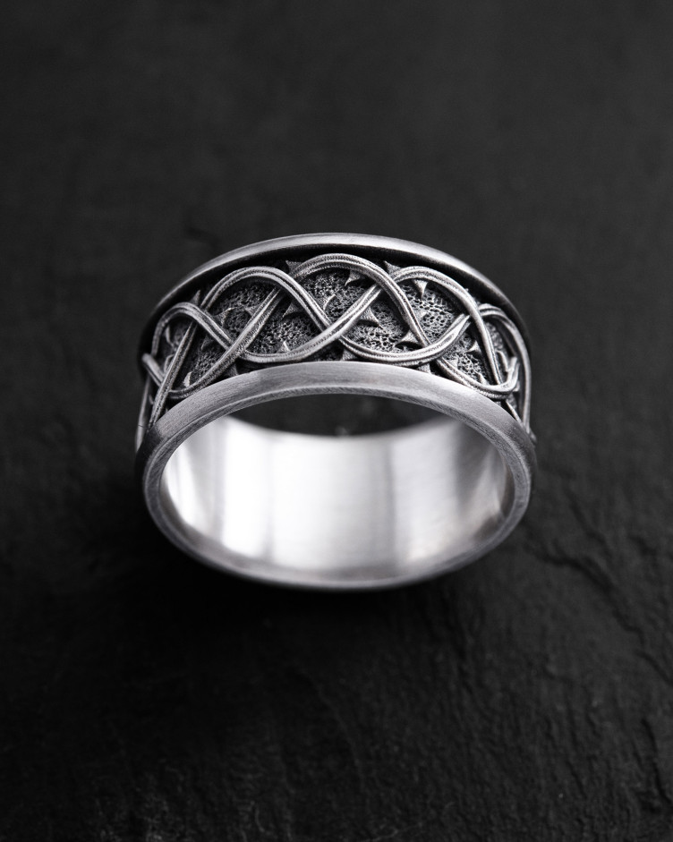 Ring THORN CROWN in Sterlingsilber 5