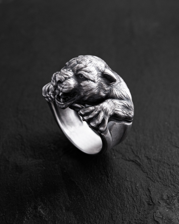 Ring PANTHER in Sterlingsilber 4