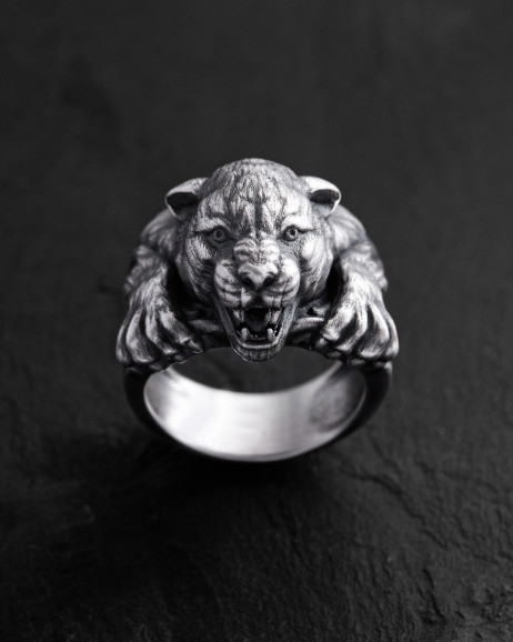Ring PANTHER in Sterlingsilber