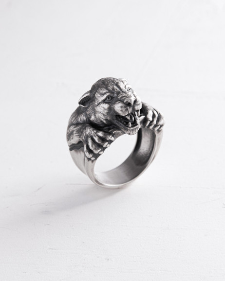 Ring PANTHER in Sterlingsilber 7