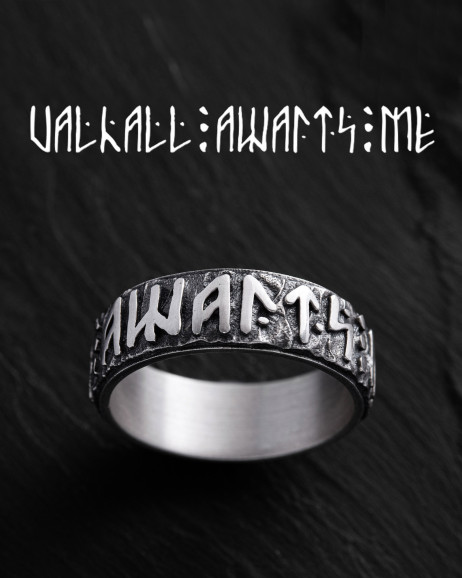 Ring VALHALL AWAITS ME in Sterlingsilber