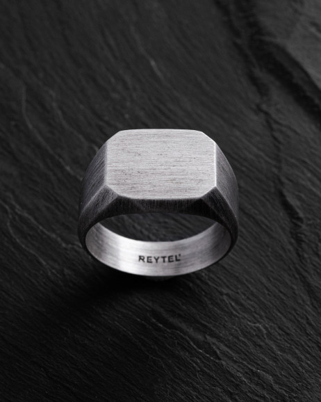Ring STEMPEL in Sterlingsilber