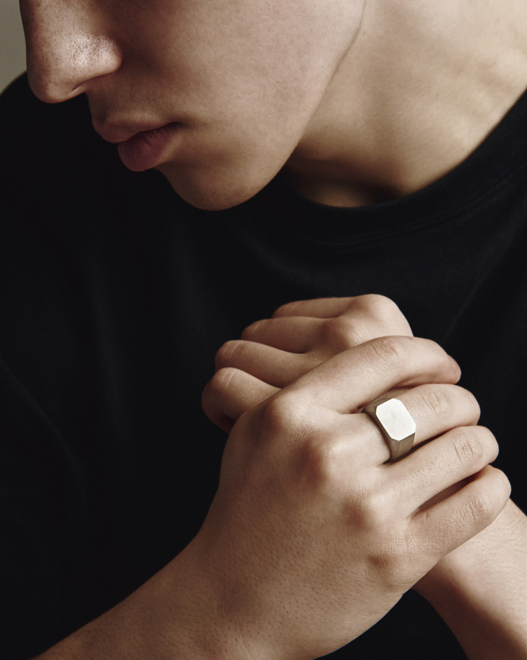 Ring STEMPEL in Sterlingsilber 2