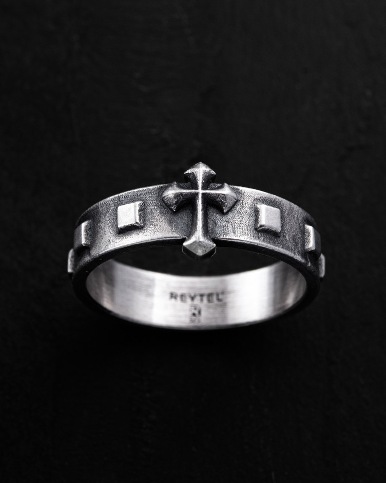 Srebrny pierścień ROSARIUM