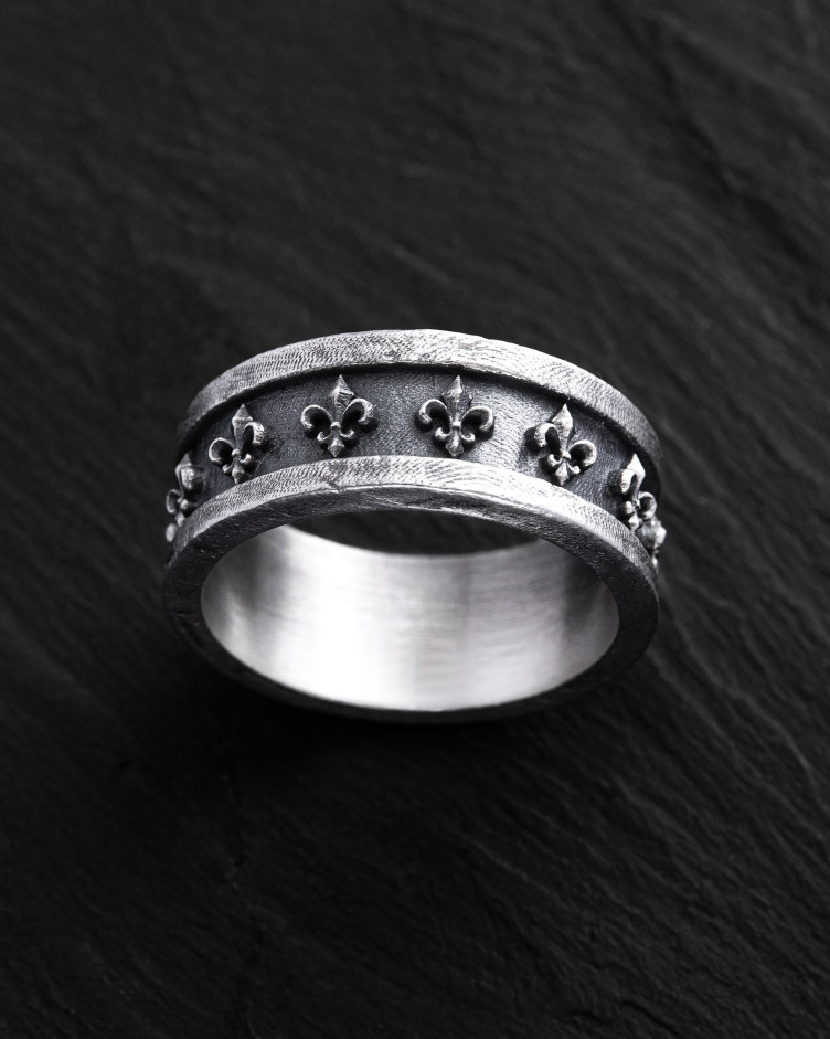 Ring FLEUR DE LIS in Sterlingsilber