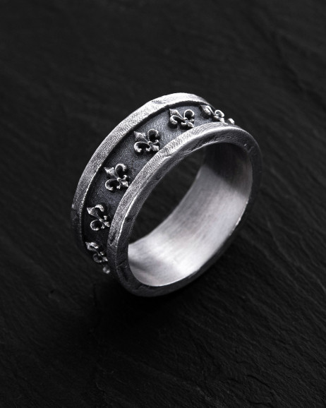 Ring FLEUR DE LIS in Sterlingsilber 3
