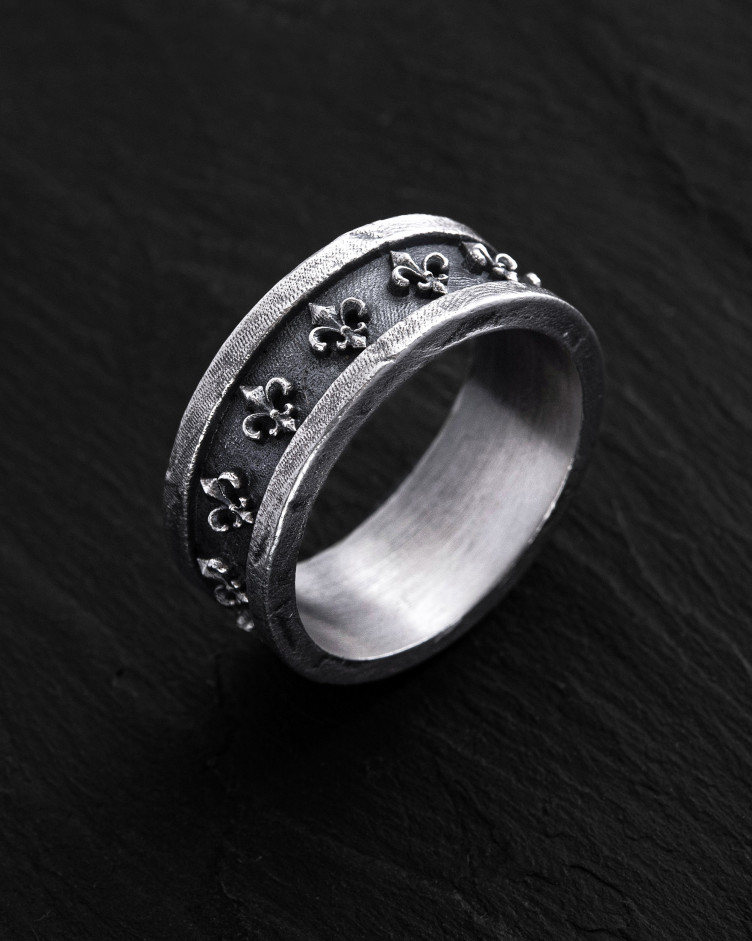 Ring FLEUR DE LIS in Sterlingsilber 3