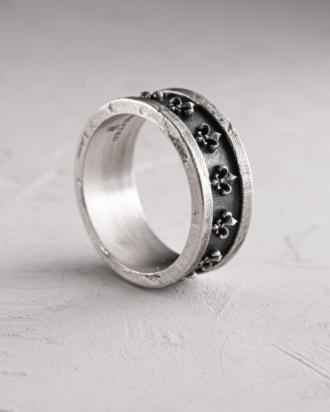 Ring FLEUR DE LIS in Sterlingsilber 5