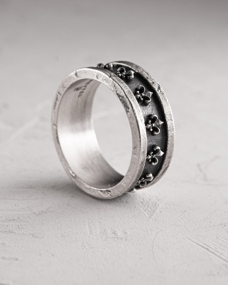 Ring FLEUR DE LIS in Sterlingsilber 5