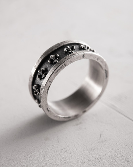 Ring FLEUR DE LIS in Sterlingsilber 6