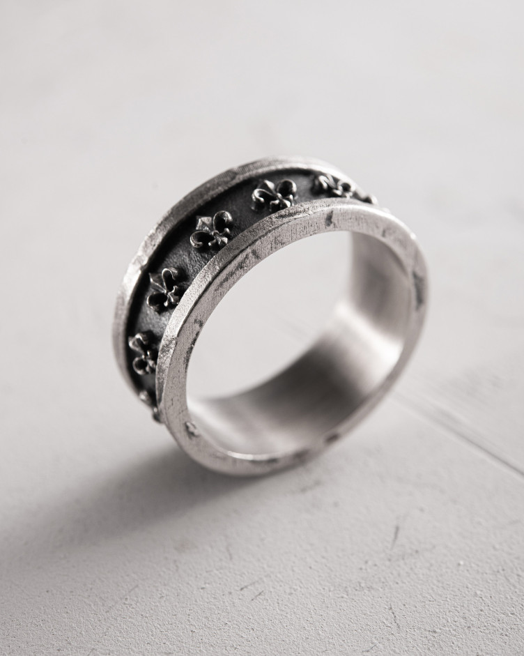 Ring FLEUR DE LIS in Sterlingsilber 6