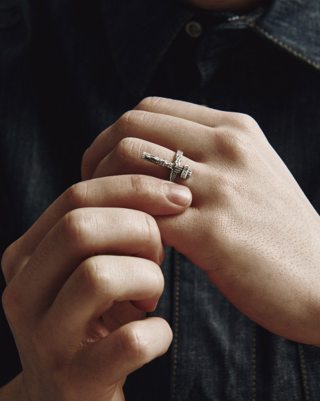 Ring JESUSKREUZ INRI in Sterlingsilber 2