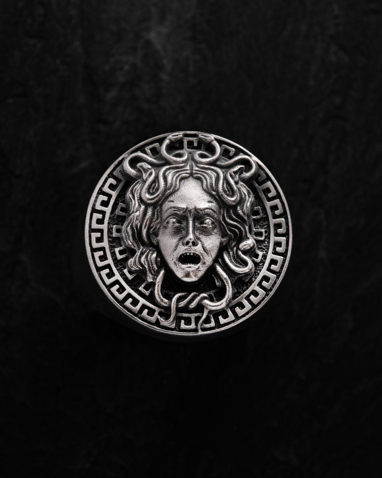 Ring GORGON MEDUSA in Sterlingsilber