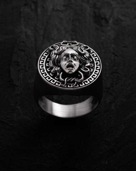 Ring GORGON MEDUSA in Sterlingsilber 2