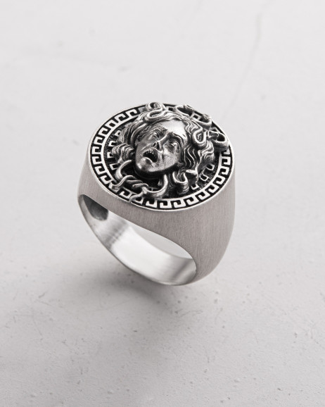 Ring GORGON MEDUSA in Sterlingsilber 3