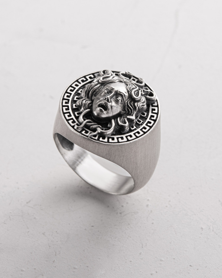 Ring GORGON MEDUSA in Sterlingsilber 3
