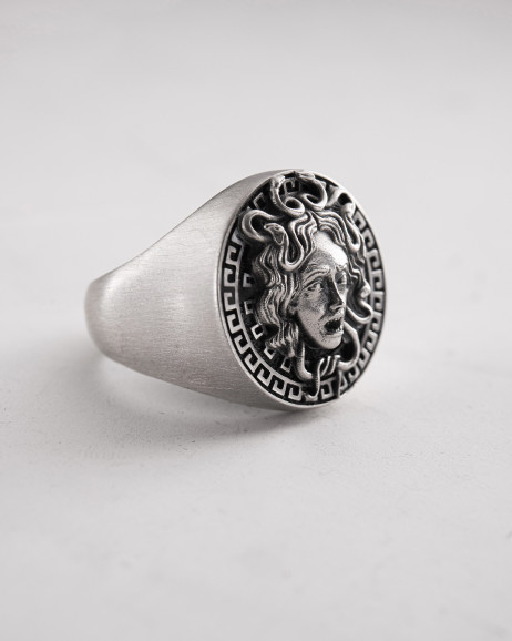 Ring GORGON MEDUSA in Sterlingsilber 4