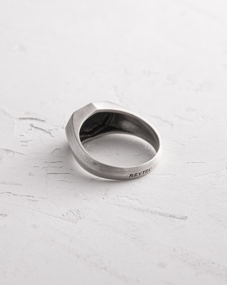 Ring METEORITE in Sterlingsilber 3