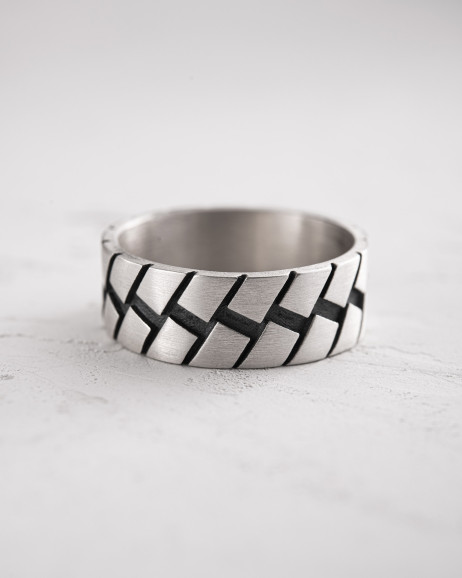 Ring ROUTE in Sterlingsilber 4