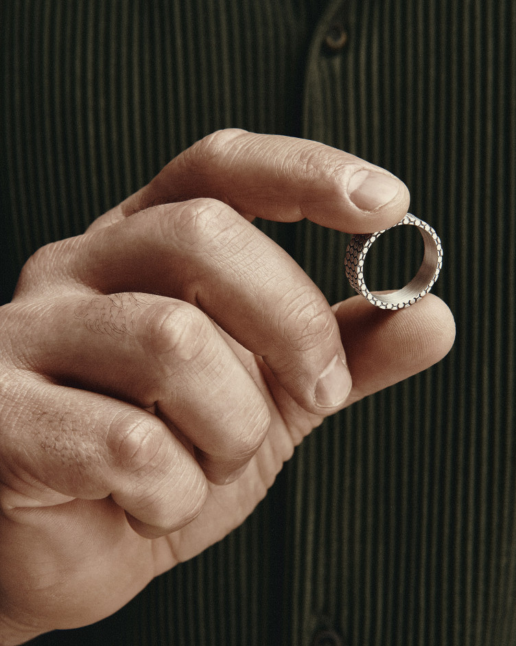 Ring HONEYCOMB in Sterlingsilber 8