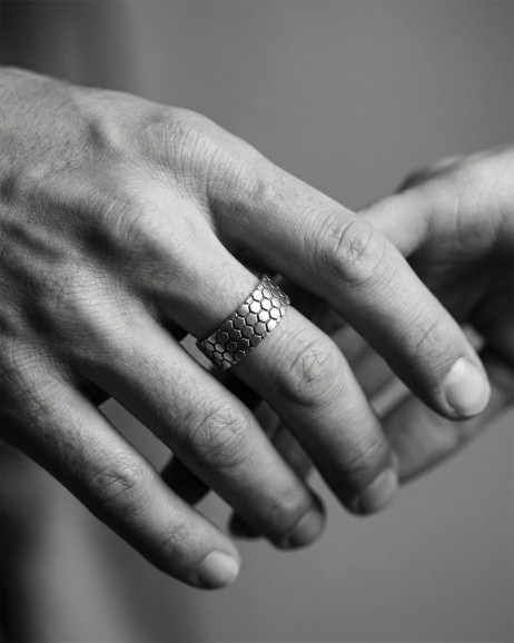 Ring HONEYCOMB in Sterlingsilber 4