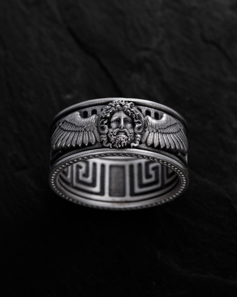 Ring ZEUS - GREEK GOD in Sterlingsilber