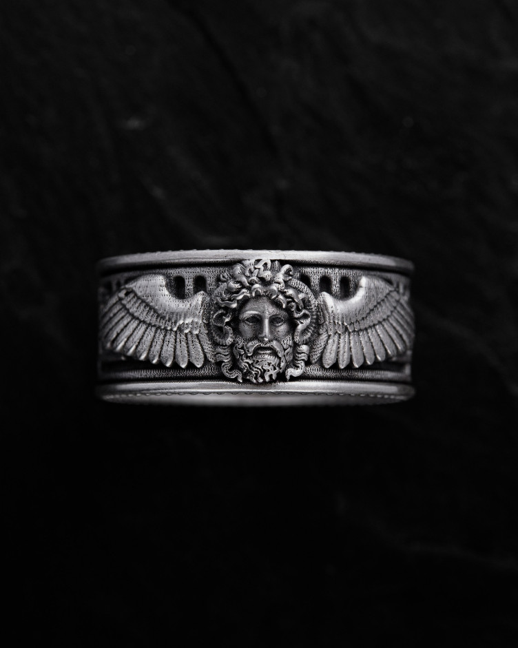 Ring ZEUS - GREEK GOD in Sterlingsilber 2