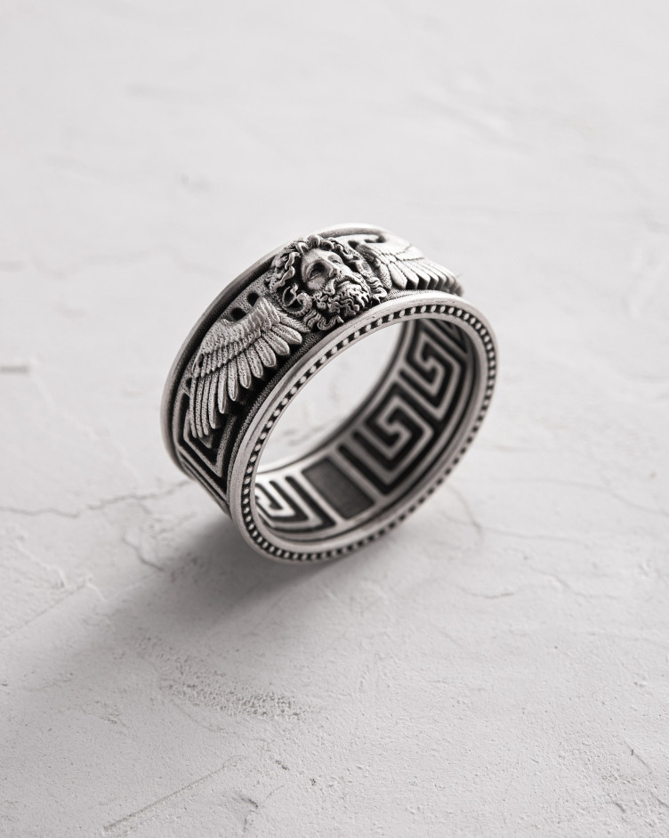 Ring ZEUS - GREEK GOD in Sterlingsilber 3