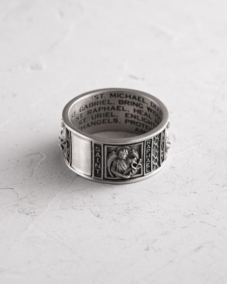 Ring SCHUTZ DER ERZENGEL in Sterlingsilber 7