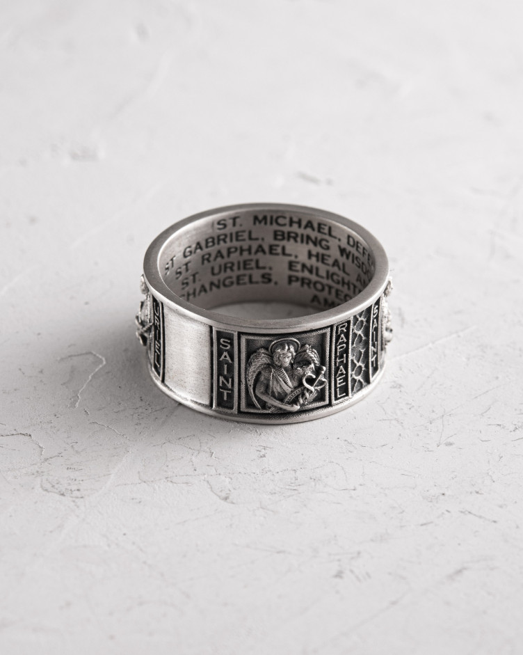 Ring SCHUTZ DER ERZENGEL in Sterlingsilber 7