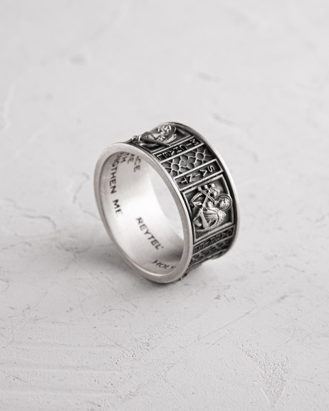 Ring SCHUTZ DER ERZENGEL in Sterlingsilber 9