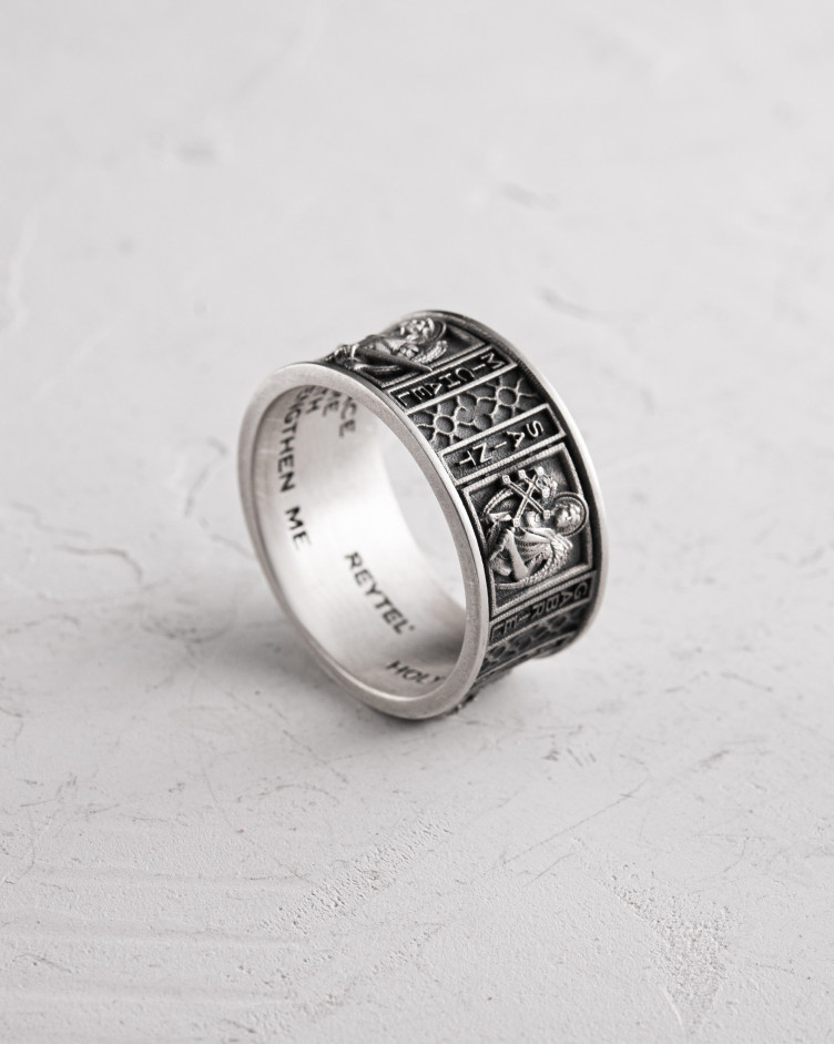 Ring SCHUTZ DER ERZENGEL in Sterlingsilber 9