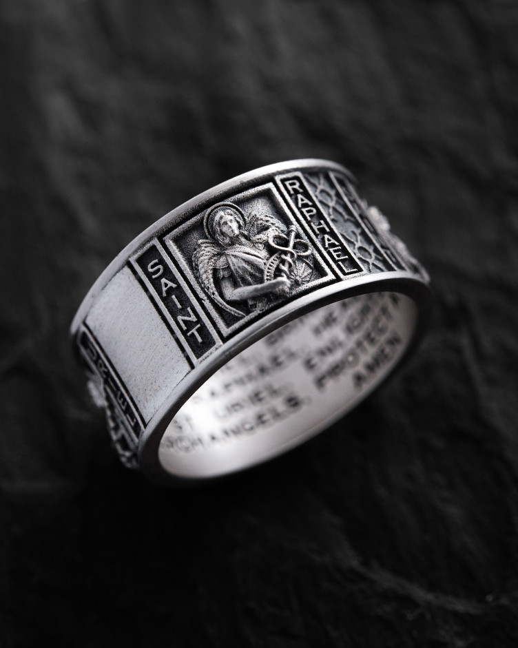 Ring SCHUTZ DER ERZENGEL in Sterlingsilber 2