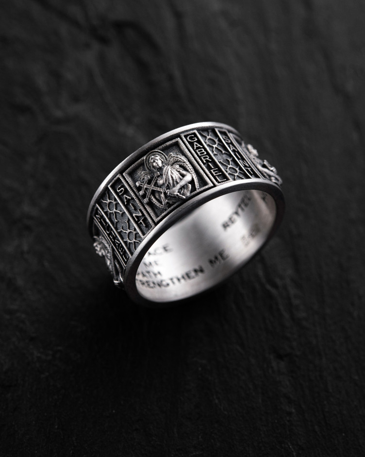 Ring SCHUTZ DER ERZENGEL in Sterlingsilber 4