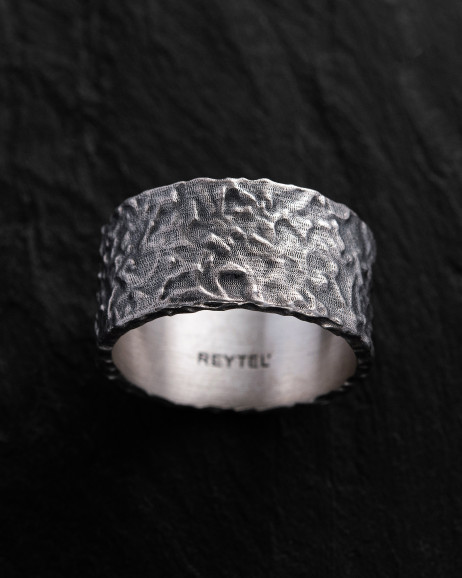 Ring RELIEF in Sterlingsilber 