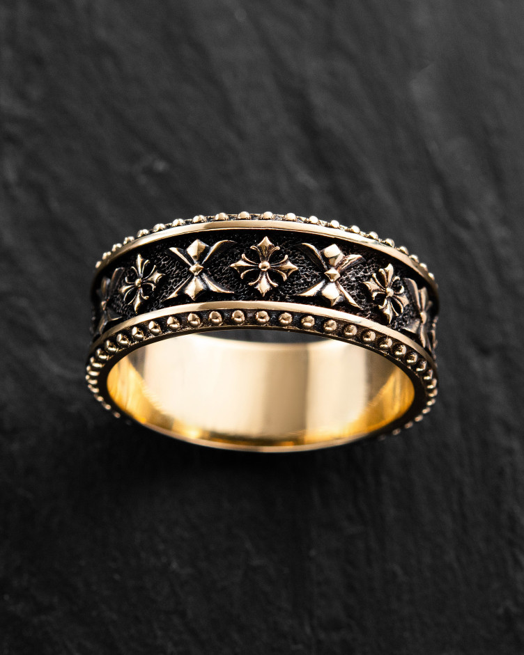Ring CELTIC KNIGHT PATTERN (585er Gelbgold) 3