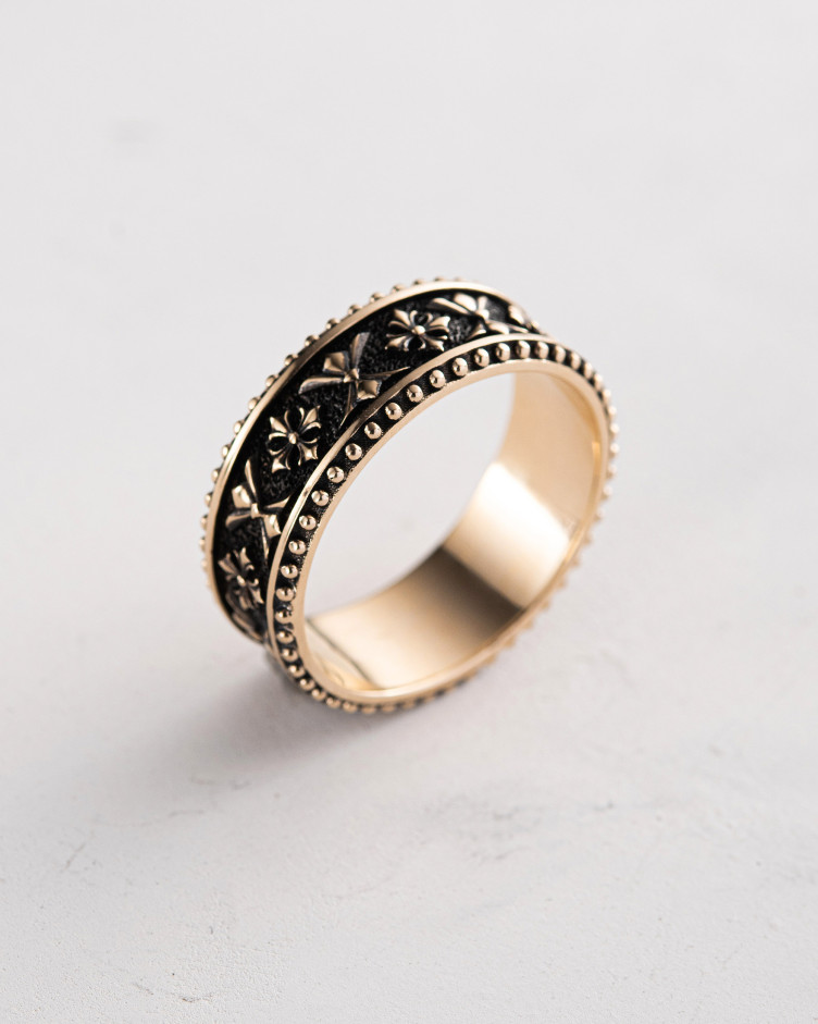 Ring CELTIC KNIGHT PATTERN (585er Gelbgold) 2