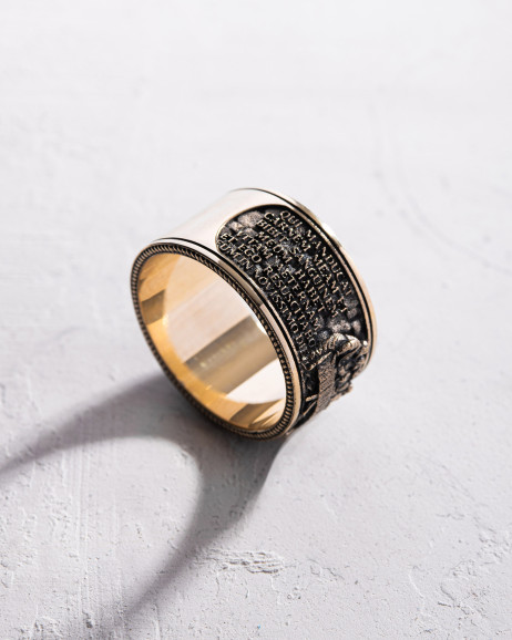 Ring DAS LETZTE ABENDMAHL (LEONARDO DA VINCI) 585er Gelbgold 3