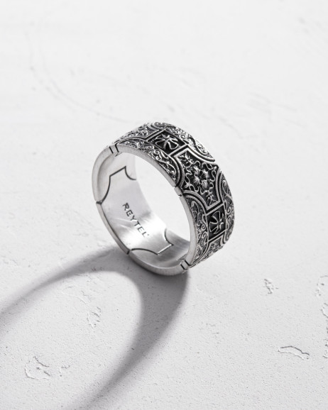 Ring MALTESE TEMPLAR CROSS in Sterlingsilber 