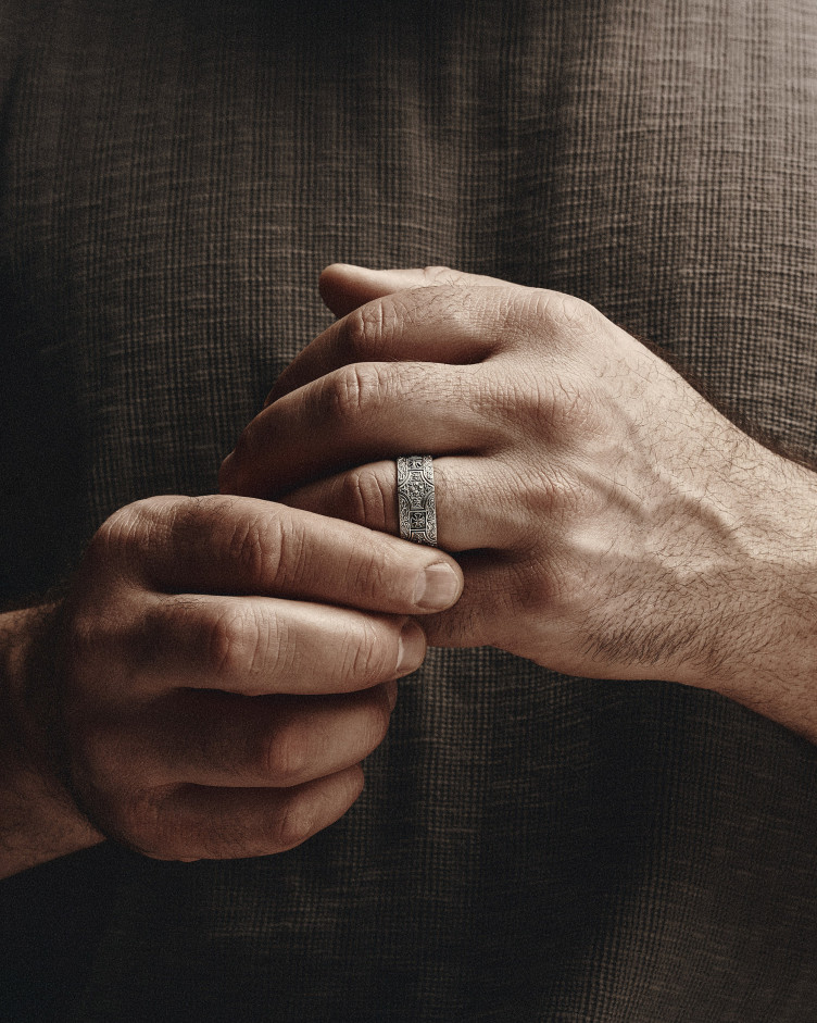 Ring MALTESE TEMPLAR CROSS in Sterlingsilber 2