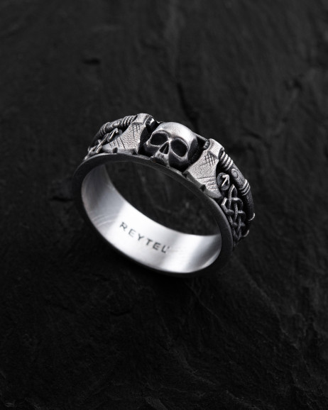 Ring WIKINGERKRIEGER in Sterlingsilber  2