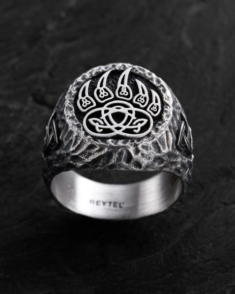 Ring BÄRENPFOTE in Sterlingsilber  2