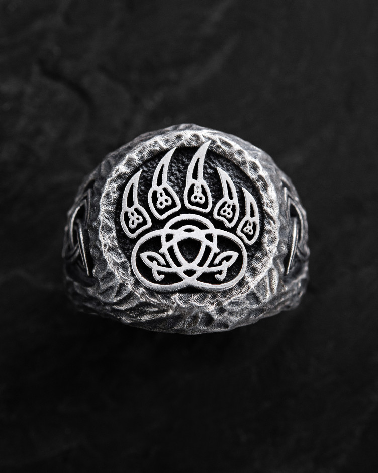 Ring BÄRENPFOTE in Sterlingsilber