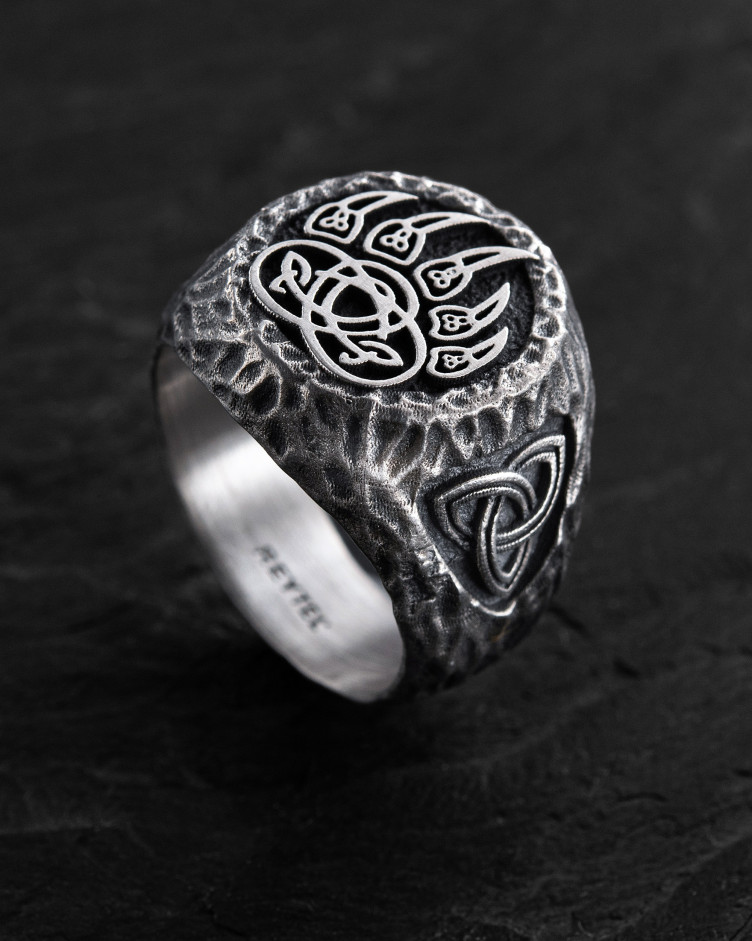 Ring BÄRENPFOTE in Sterlingsilber 3