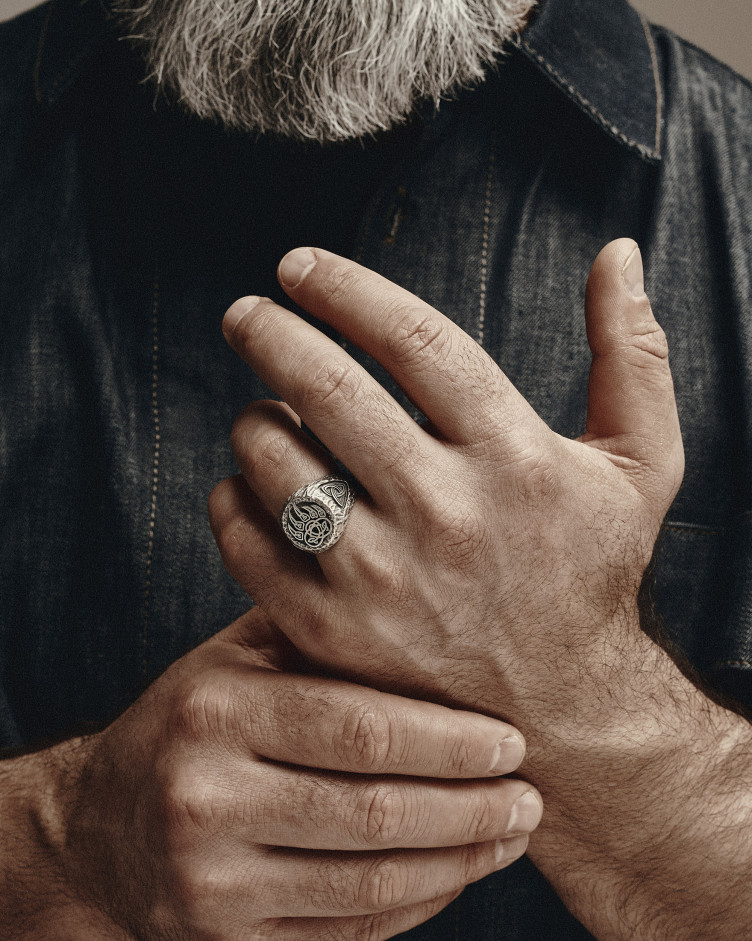 Ring BÄRENPFOTE in Sterlingsilber 2