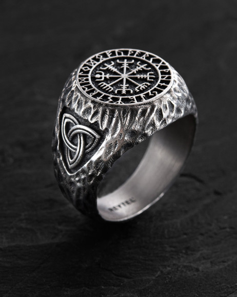 Ring VEGVÍSIR. RUNEN in Sterlingsilber  2