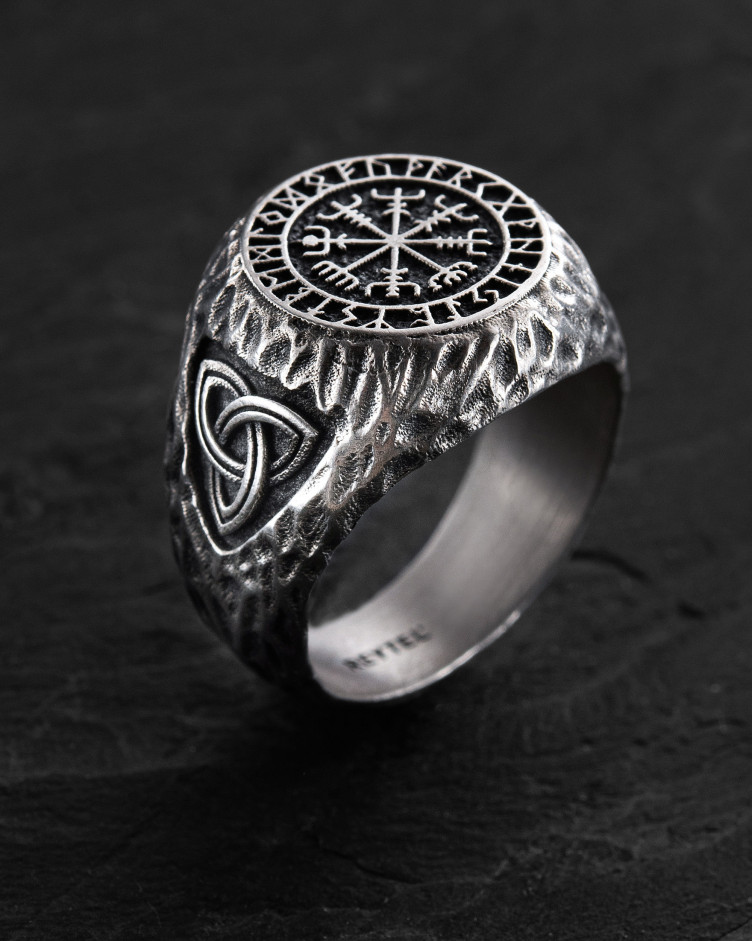 Ring VEGVÍSIR. RUNEN in Sterlingsilber 2