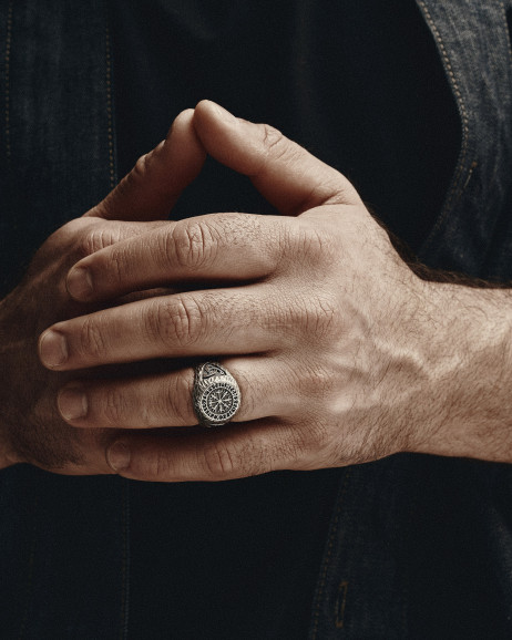 Ring VEGVÍSIR. RUNEN in Sterlingsilber  2