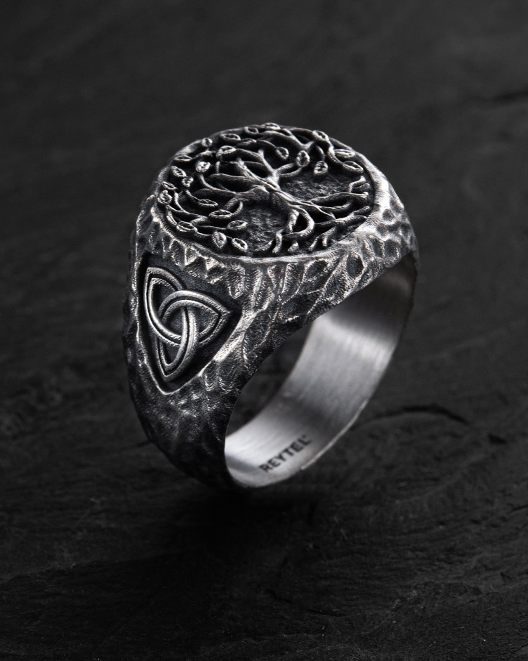 Ring YGGDRASIL – BAUM DES LEBENS in Sterlingsilber 3