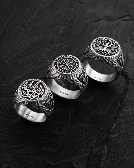 Ring YGGDRASIL – BAUM DES LEBENS in Sterlingsilber  5